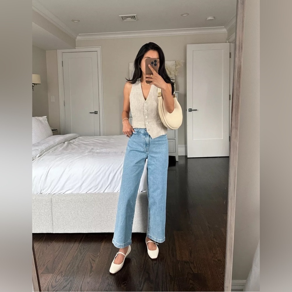 Madewell Emmett Wide-Leg Jeqns - Brand New